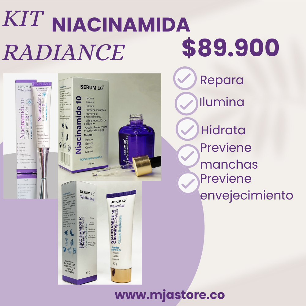 🧴✨ Kit Radiance – Rutina Facial 3 en 1